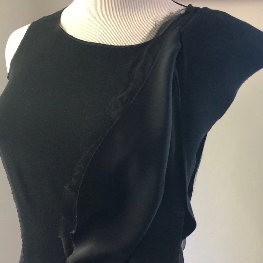 Bottega Veneta Black Ribbon Dress